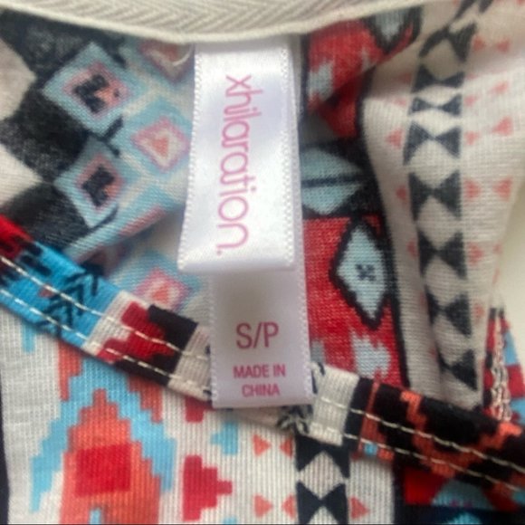 Xhilaration Aztec Crochet Race Back Tank Top - Picture 5 of 9